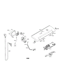 Facia Panel parts for Bosch Dryer WTMC3321US/03 from AppliancePartsPros.com