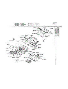 Cavity parts for Bosch Wall Oven HBL746AUC/01 from AppliancePartsPros.com