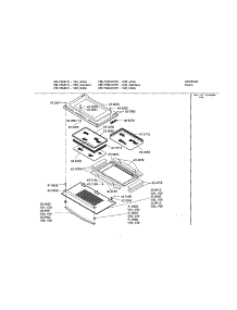 Door parts for Bosch Wall Oven HBL746AUC/01 from AppliancePartsPros.com