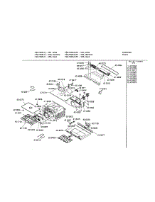 Cavity parts for Bosch Wall Oven HBL745AUC/01 from AppliancePartsPros.com