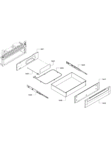Drawer Assembly parts for Bosch Range HES7282U/07 from AppliancePartsPros.com