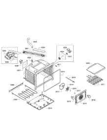 Oven Assembly parts for Bosch Range HES7282U/02 from AppliancePartsPros.com