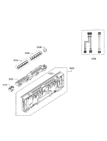 Control Panel parts for Bosch Dishwasher SPV5ES53UC/19 from AppliancePartsPros.com