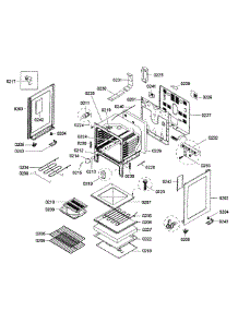 Oven Assembly parts for Bosch Range HES3053U/02 from AppliancePartsPros.com