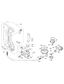 Pump parts for Bosch Dishwasher SHX9PT75UC/82 from AppliancePartsPros.com