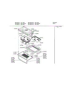 Door parts for Bosch Wall Oven HBL745AUC/01 from AppliancePartsPros.com