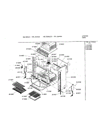 Lower Body parts for Bosch Wall Oven HBL755AUC/01 from AppliancePartsPros.com