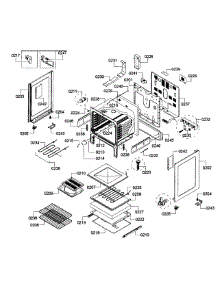 Oven Assembly parts for Bosch Range HES3053U/09 from AppliancePartsPros.com