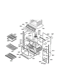 Lower Body parts for Bosch Wall Oven HBL755AUC/02 from AppliancePartsPros.com