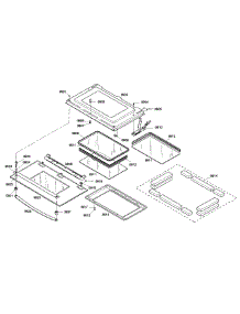 Door Assembly parts for Bosch Wall Oven HBL755AUC/02 from AppliancePartsPros.com