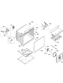 Cavity 2 parts for Bosch Wall Oven HBLP651LUC/01 from AppliancePartsPros.com