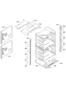Frame & Cover parts for Bosch Wall Oven HBLP651LUC/01 from AppliancePartsPros.com