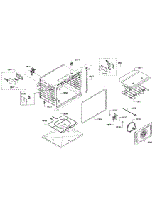 Cavity 2 parts for Bosch Wall Oven HBLP651RUC/01 from AppliancePartsPros.com