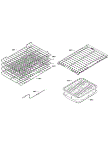 Rack parts for Bosch Wall Oven HBLP651RUC/01 from AppliancePartsPros.com