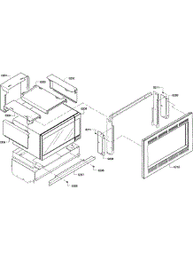 Microwave Framing parts for Bosch Wall Oven HBL5750UC/05 from AppliancePartsPros.com