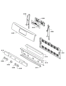 Control Panel parts for Bosch Range HGS5053UC/12 from AppliancePartsPros.com