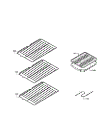 Shelfs parts for Bosch Wall Oven HBL5750UC/05 from AppliancePartsPros.com