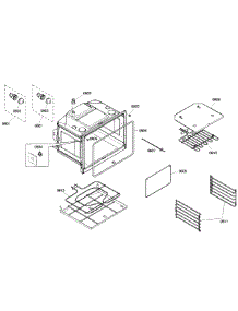 Non-Conv-Cell parts for Bosch Wall Oven HBL5650UC/03 from AppliancePartsPros.com