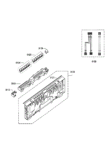 Control Panel parts for Bosch Dishwasher SPV5ES53UC/26 from AppliancePartsPros.com