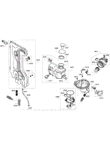 Pump Assembly parts for Bosch Dishwasher SHE8PT55UC/02 from AppliancePartsPros.com