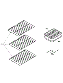 Shelfs parts for Bosch Wall Oven HBL5450UC/02 from AppliancePartsPros.com