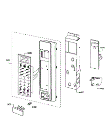 Microwave Panel parts for Bosch Wall Oven HBL5750UC/06 from AppliancePartsPros.com