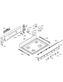Top Assembly parts for Bosch Range HGS7052UC/07 from AppliancePartsPros.com