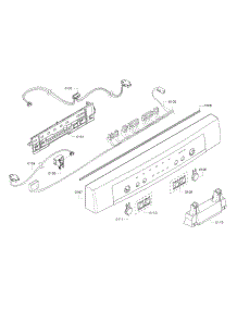 Control Panel parts for Bosch Dishwasher SHE4AP06UC/05 from AppliancePartsPros.com