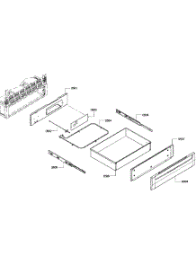 Drawer Assembly parts for Bosch Range HGS7052UC/07 from AppliancePartsPros.com
