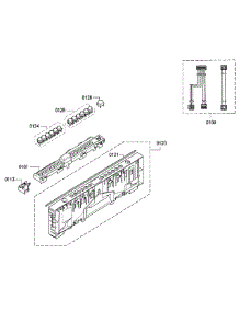 Control Panel parts for Bosch Dishwasher SPX5ES55UC/28 from AppliancePartsPros.com