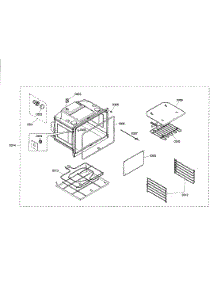 Oven parts for Bosch Wall Oven HBL3350UC/01 from AppliancePartsPros.com
