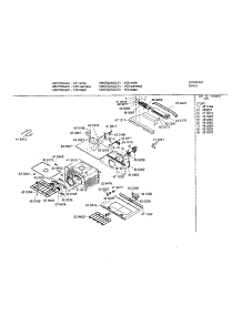 Upper Cavity parts for Bosch Wall Oven HBN756AUC/01 from AppliancePartsPros.com