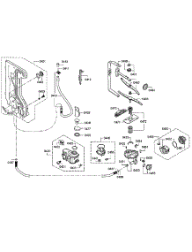 Pump parts for Bosch Dishwasher SHEM78WH5N/21 from AppliancePartsPros.com