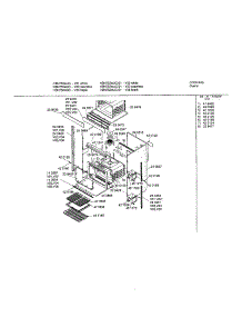 Lower Body parts for Bosch Wall Oven HBN756AUC/01 from AppliancePartsPros.com