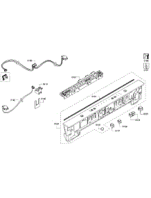 Control Panel parts for Bosch Dishwasher SHX3AR76UC/22 from AppliancePartsPros.com