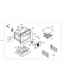 Upper Oven parts for Bosch Wall Oven HBN3520UC/01 from AppliancePartsPros.com