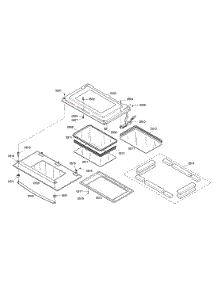 Upper Door parts for Bosch Wall Oven HBN5056AUC/01 from AppliancePartsPros.com