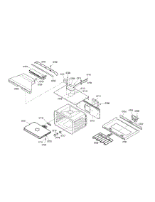 Lower Cavity parts for Bosch Wall Oven HBN5056AUC/01 from AppliancePartsPros.com