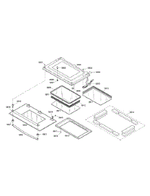 Lower Door parts for Bosch Wall Oven HBN5056AUC/01 from AppliancePartsPros.com