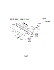 Fascia Panel parts for Bosch Wall Oven HBN746AUC/01 from AppliancePartsPros.com
