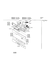 Fascia Panel parts for Bosch Wall Oven HBN445AUC/01 from AppliancePartsPros.com