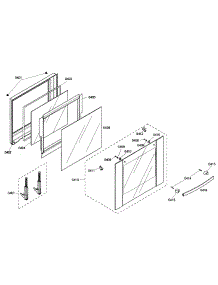 Upper Door parts for Bosch Wall Oven HBN3520UC/02 from AppliancePartsPros.com