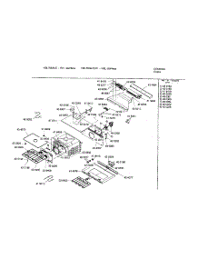 Upper Cavity parts for Bosch Wall Oven HBL765AUC/01 from AppliancePartsPros.com