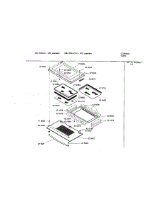 Upper Lower Door parts for Bosch Wall Oven HBL765AUC/01 from AppliancePartsPros.com
