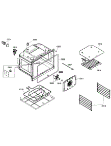 Conv Oven parts for Bosch Wall Oven HBN3550UC/02 from AppliancePartsPros.com