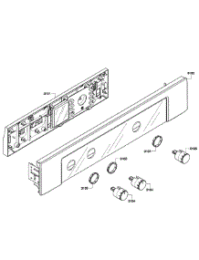 Control Panel parts for Bosch Wall Oven HBN3550UC/06 from AppliancePartsPros.com