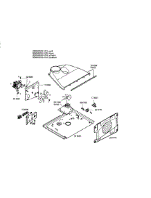 Fan Motor  /  Air Channel parts for Bosch Wall Oven HBN5400-02 from AppliancePartsPros.com
