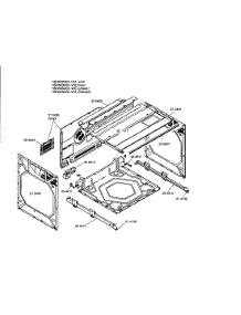 Side Panel  /  Upper Case parts for Bosch Wall Oven HBN5400-02 from AppliancePartsPros.com