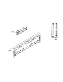 Control Panel parts for Bosch Dishwasher SHX9PT75UC/01 from AppliancePartsPros.com