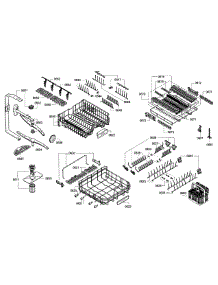 Rack Assembly parts for Bosch Dishwasher SHX9PT75UC/01 from AppliancePartsPros.com